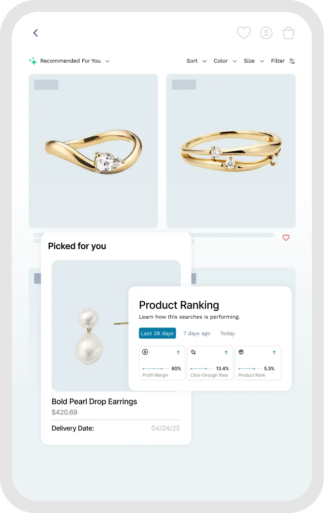 Customizable ranking rules interface